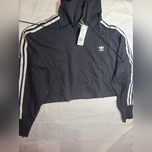 Adidas women's cropped hoodie